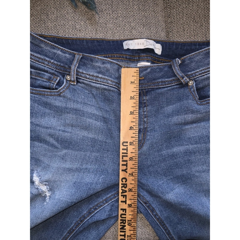Est. 1946 Denim Women's Cotton Stretch Distressed Jeans Blue Sz 6 - Picture 4 of 11